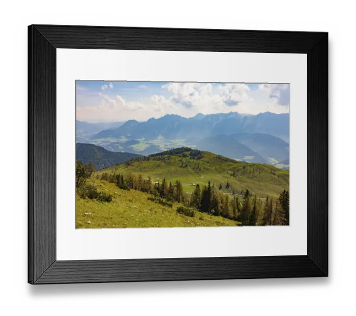 Framed Print : Alpbichlalm with views of the Lammertal and Tennengebirge mountains Framed Print : Alpbichlalm with views of the Lammertal and Tennengebirge mountains