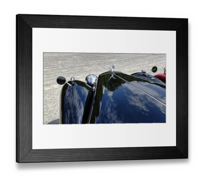 Framed Print : MG convertible, English classic car