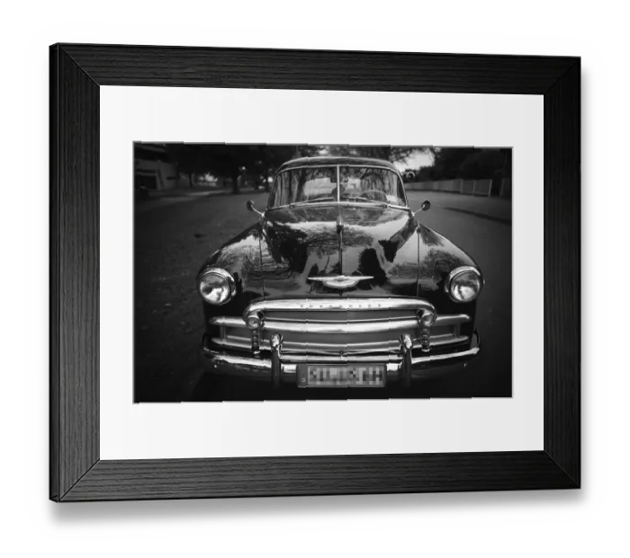 Framed Print : 1950 Chevrolet Styleline Deluxe 4 door