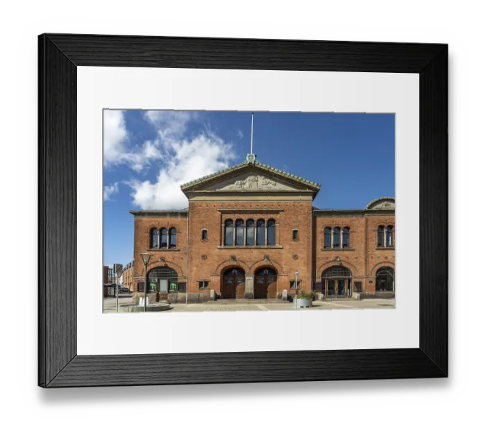Framed Print : The theatre in Viborg, Viborg, Denmark, Europe
