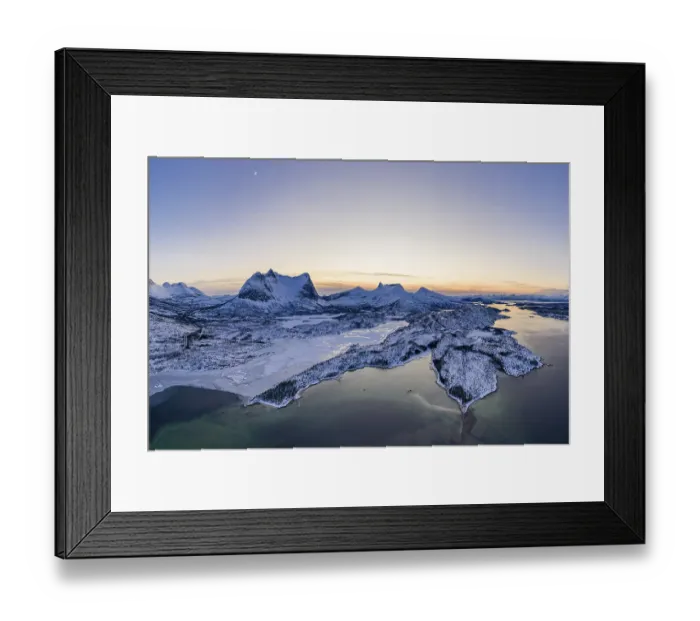 Framed Print : View of Efjord and Stortinden, Tysfjord Framed Print : View of Efjord and Stortinden, Tysfjord
