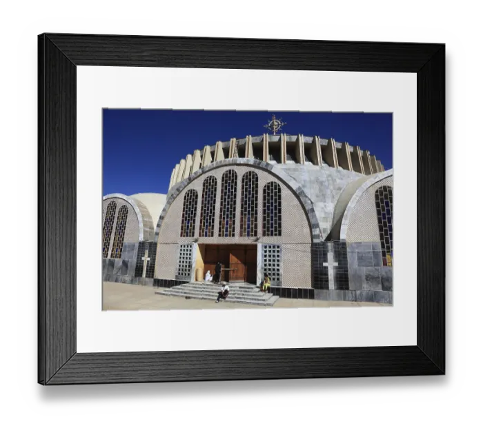 Framed Print : Tigray region, Axum, Aksum, St Mary's Cathedral Framed Print : Tigray region, Axum, Aksum, St Mary's Cathedral
