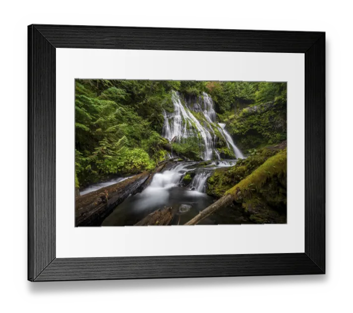Framed Print : Waterfall, Panther Creek Falls Framed Print : Waterfall, Panther Creek Falls