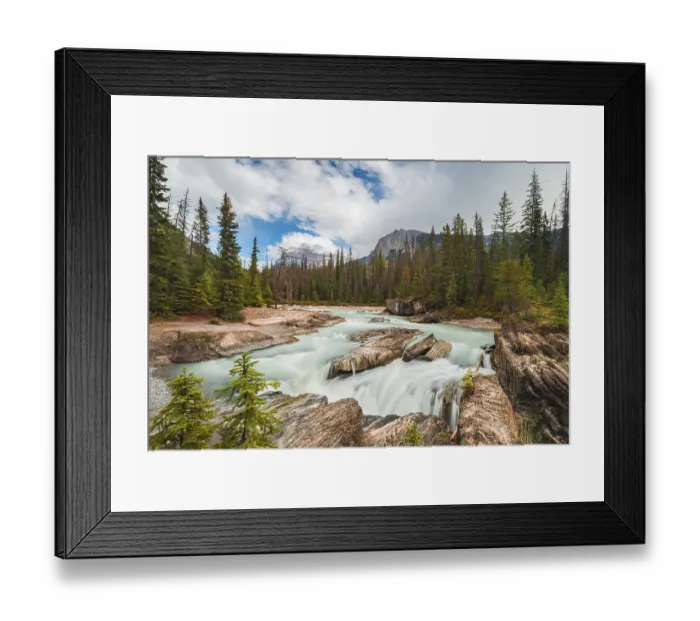 Framed Print : Waterfall, Long Exposure, Natural Bridge Lower Falls Framed Print : Waterfall, Long Exposure, Natural Bridge Lower Falls