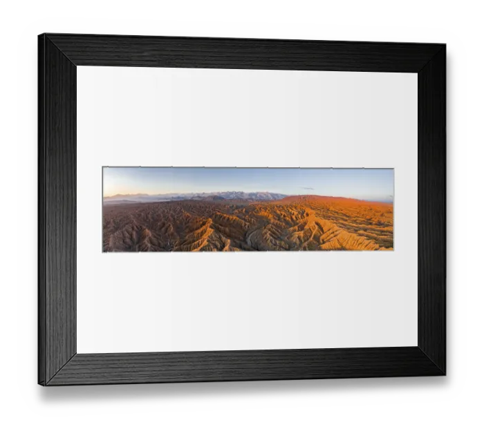Framed Print : Evening atmosphere, Mountain peaks of the Tien Shan Mountains