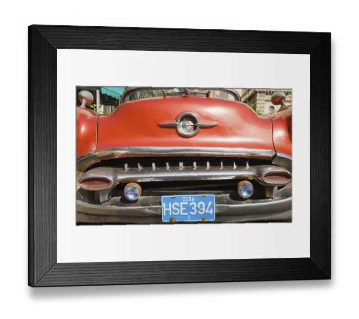 Framed Print : Oldsmobile, classic car, Havana Framed Print : Oldsmobile, classic car, Havana