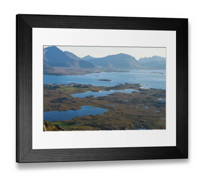 Framed Print : View of Mt Hoven, Gimsoy, Lofoten, Norway, Europe Framed Print : View of Mt Hoven, Gimsoy, Lofoten, Norway, Europe