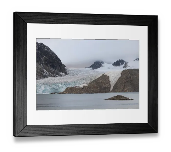 Framed Print : Hamilton Glacier, Hamiltonbukta Framed Print : Hamilton Glacier, Hamiltonbukta