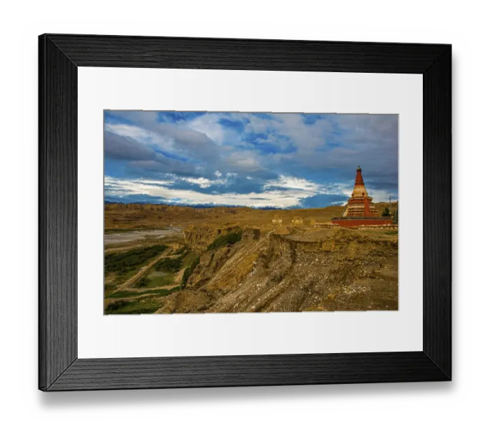 Framed Print : Stupa in the kingdom of Guge, Western Tibet, Asia Framed Print : Stupa in the kingdom of Guge, Western Tibet, Asia