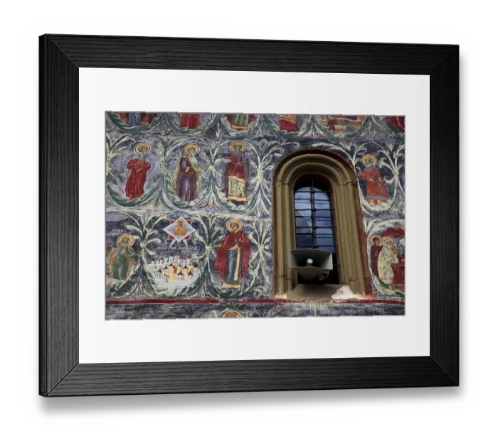 Framed Print : SThe Sucevita Monastery, Manastirea Sucevita