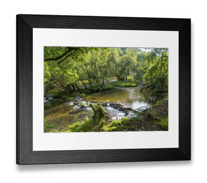 Framed Print : Rio Avia river, Pazos de Arenteiro Framed Print : Rio Avia river, Pazos de Arenteiro