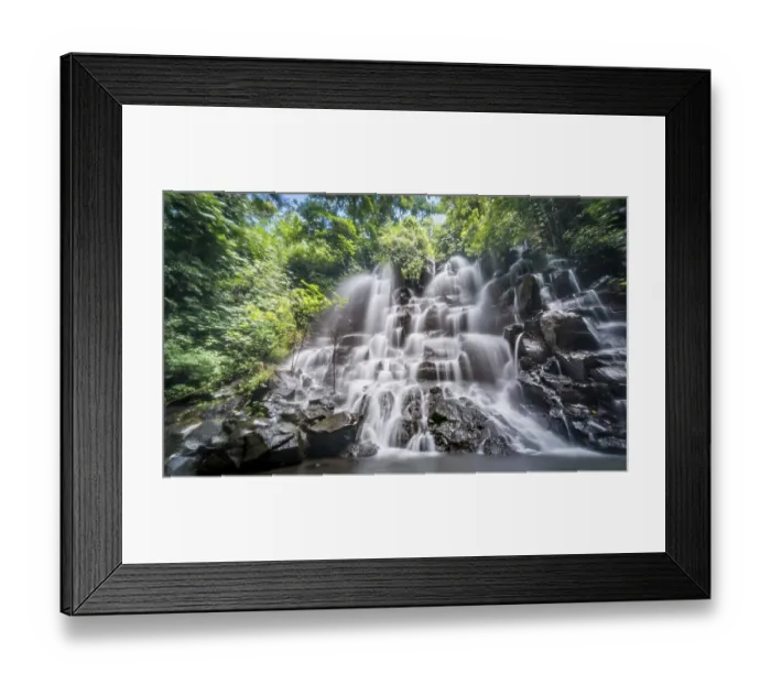 Framed Print : Waterfall, Air Terjun Kanto Lampo