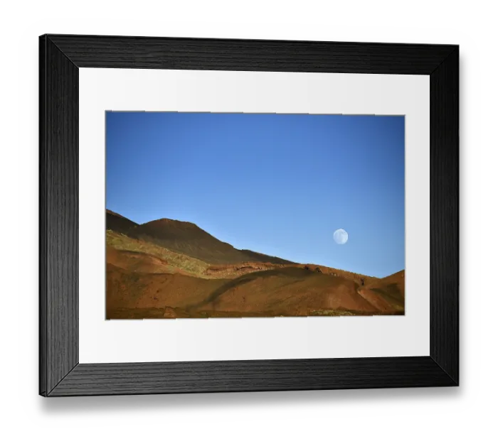 Framed Print : Moonrise above Pico Viejo, Teide National Park Framed Print : Moonrise above Pico Viejo, Teide National Park