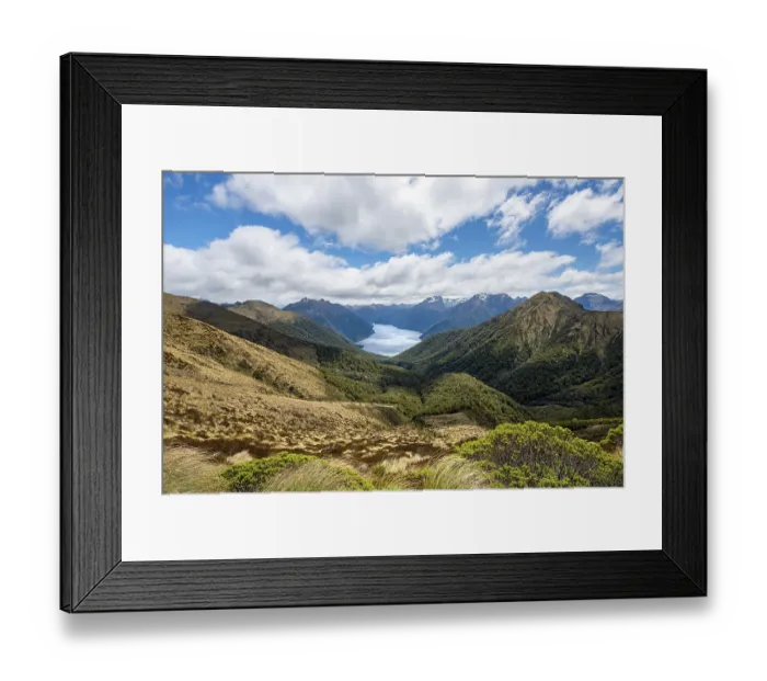 Framed Print : South Fiord of Lake Te Anau, Murchison Mountains