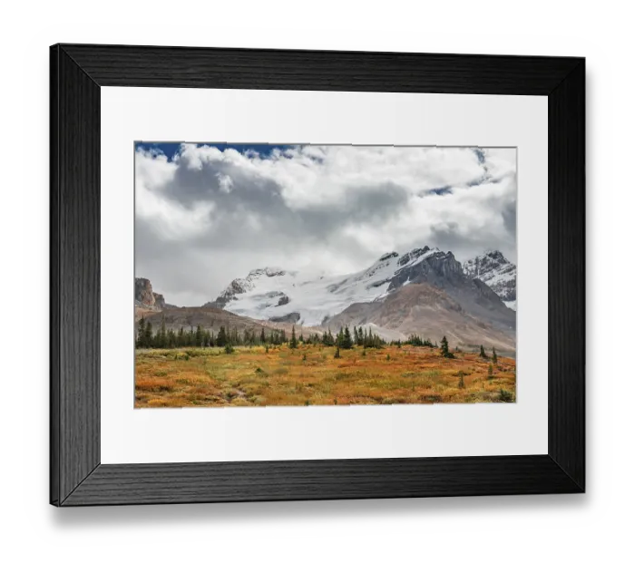 Framed Print : Barren landscape, glacial valley