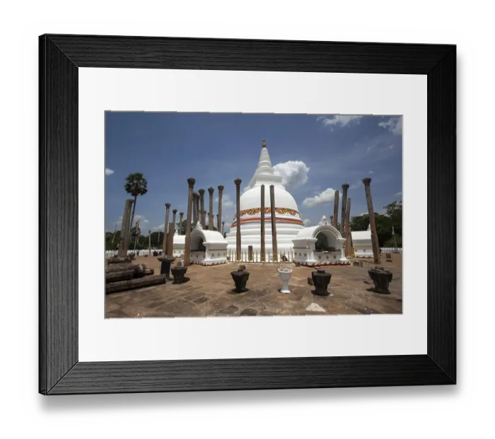 Framed Print : Thuparama Dagoba Temple, Anuradhapura