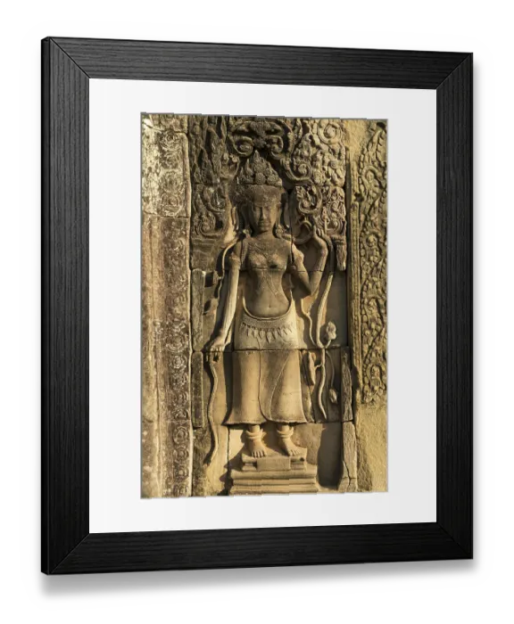 Framed Print : Apsara relief, Angkor Wat, Cambodia, Asia Framed Print : Apsara relief, Angkor Wat, Cambodia, Asia