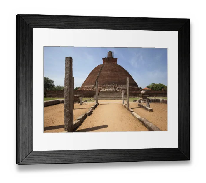 Framed Print : Jetavanaramaya, stupa, Sacred City of Anuradhapura