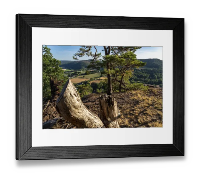 Framed Print : Landscape in the Rureifel, view of the countryside Framed Print : Landscape in the Rureifel, view of the countryside