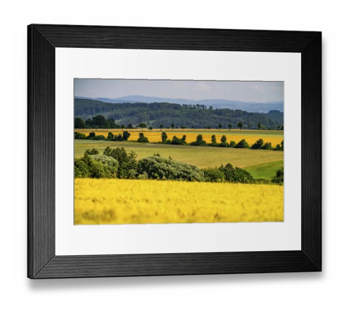Framed Print : Landscape between Ostbueren, east of Unna