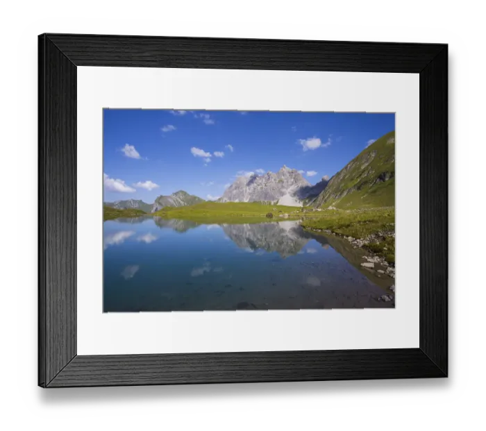 Framed Print : Eissee, Oytal, behind it Grosser Wilder Framed Print : Eissee, Oytal, behind it Grosser Wilder