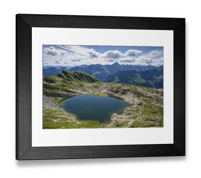 Framed Print : Laufbichelsee, Allgaeu Alps, Allgaeu Framed Print : Laufbichelsee, Allgaeu Alps, Allgaeu