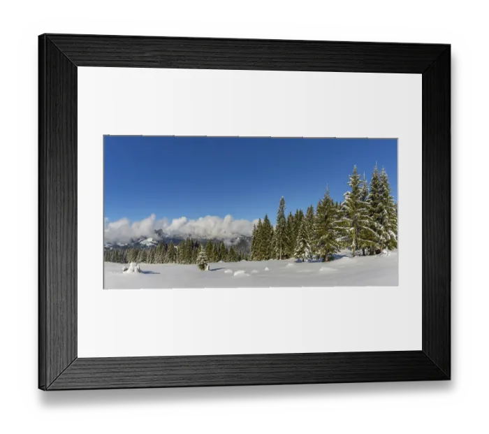 Framed Print : Panorama Hoehenweg, Kleinwalsertal Framed Print : Panorama Hoehenweg, Kleinwalsertal