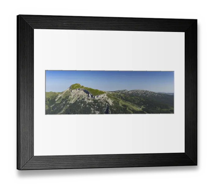Framed Print : Mountain panorama from Walmedinger Horn