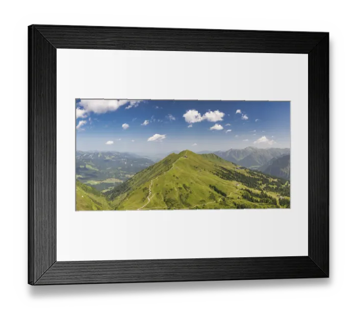 Framed Print : Panorama from the Kanzelwand, 2058m to the Fellhorn