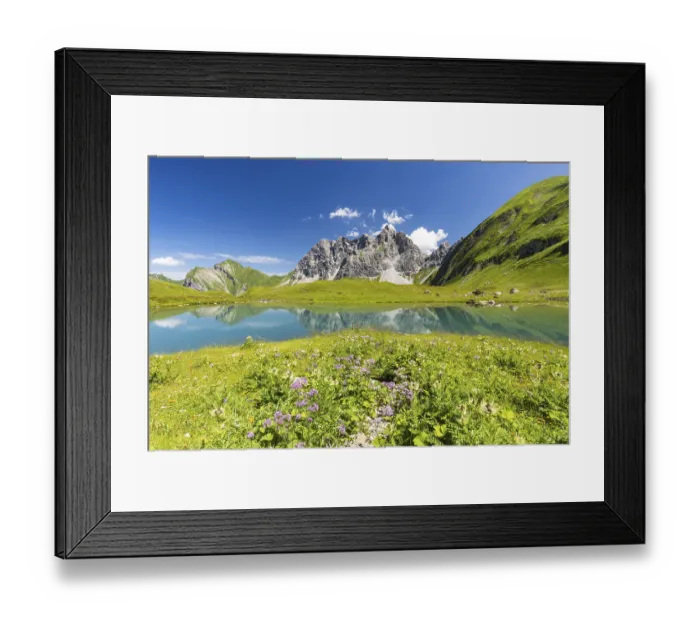 Framed Print : Eissee, Oytal, behind it Grosser Wilder