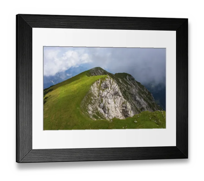 Framed Print : Drone image, view from the Gamsfeld into the Osterhorn group Framed Print : Drone image, view from the Gamsfeld into the Osterhorn group
