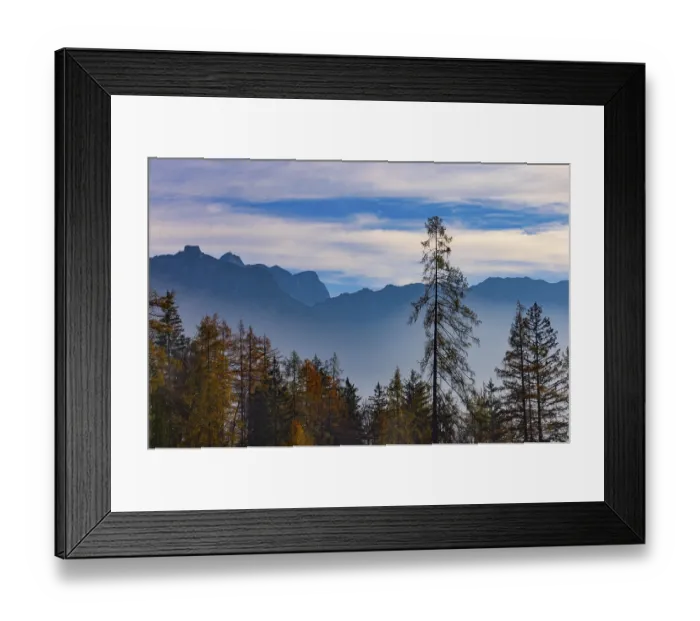 Framed Print : View from the Moosegg high plateau to the Tennengebirge mountains Framed Print : View from the Moosegg high plateau to the Tennengebirge mountains