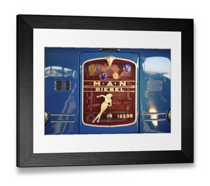 Framed Print : MAN Diesel Oldtimer Tipper, Saddle