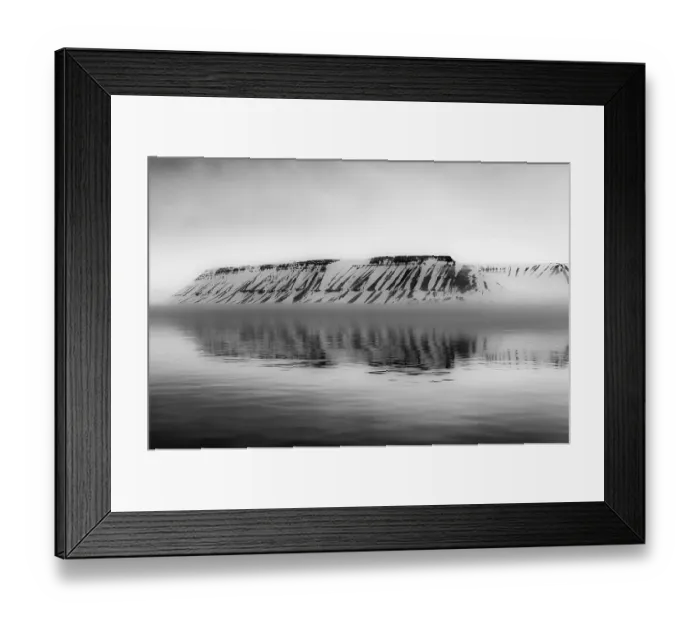 Framed Print : Hinlopen Strait, Spitsbergen Island