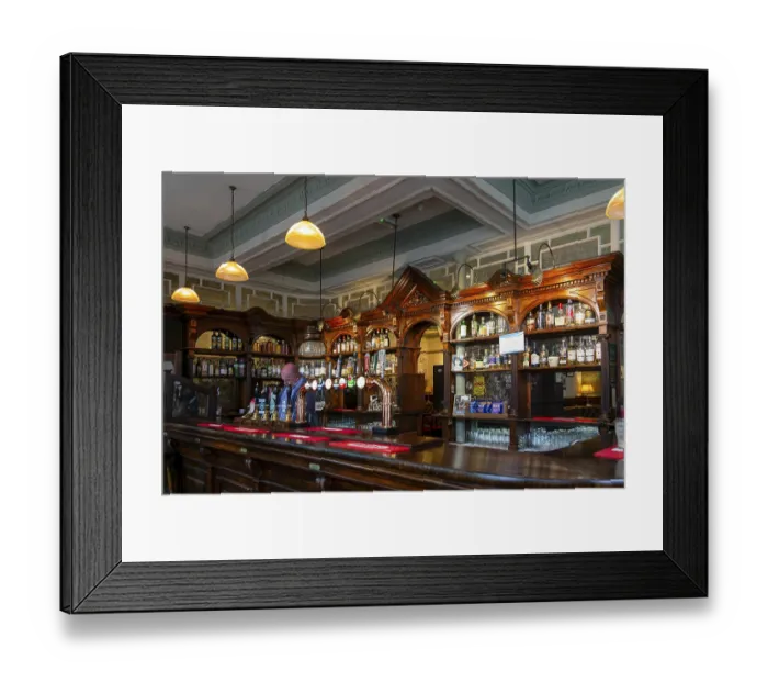 Framed Print : Historic interior of the Lion Tavern public house Framed Print : Historic interior of the Lion Tavern public house