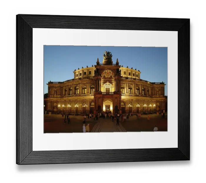 Framed Print : Semper Opera
