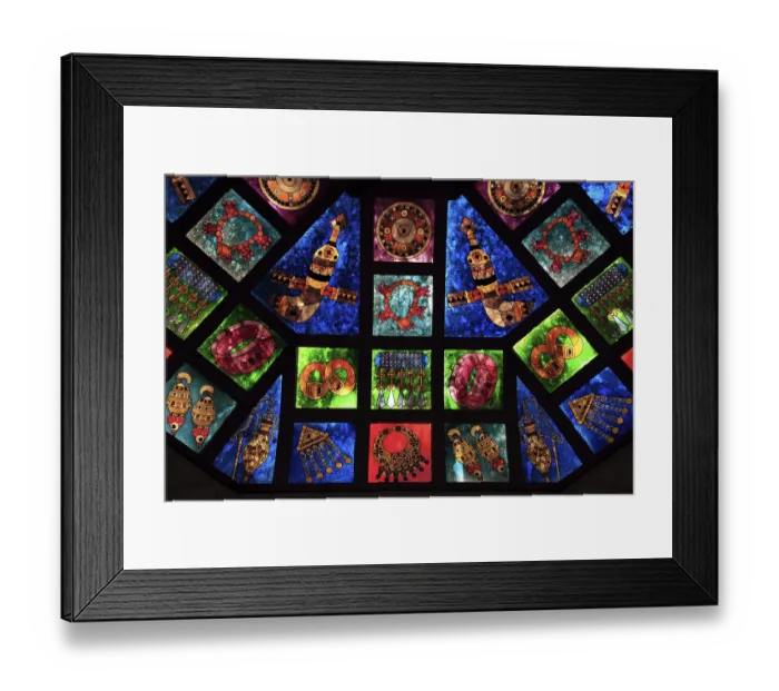 Framed Print : Glass dome in Mutrah Souk, Muscat, Oman, Asia