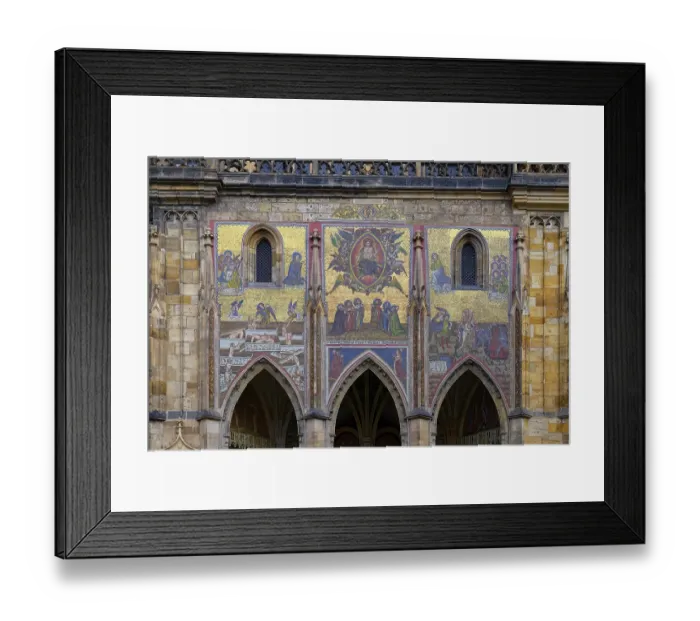 Framed Print : Prague castle, Gothic Metropolitan Cathedral of Saints Vitus Framed Print : Prague castle, Gothic Metropolitan Cathedral of Saints Vitus