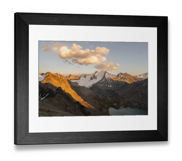 Framed Print : Turquoise mountain lake Ala Kul Lake Framed Print : Turquoise mountain lake Ala Kul Lake