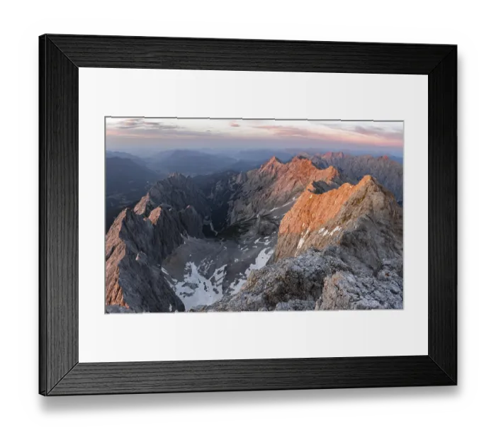 Framed Print : Impressive rocky mountain landscape