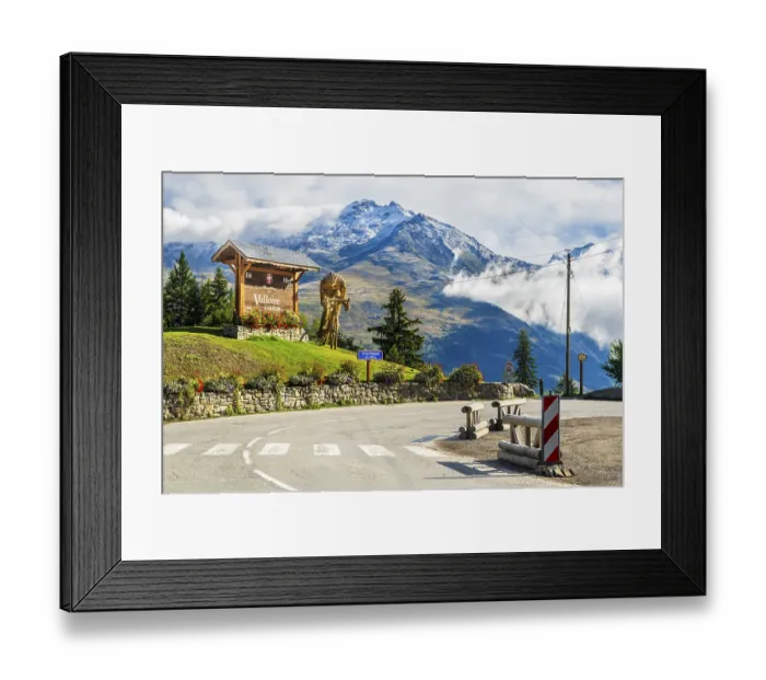 Framed Print : Route des Grandes Alpes, pass Col du Telegraph Framed Print : Route des Grandes Alpes, pass Col du Telegraph