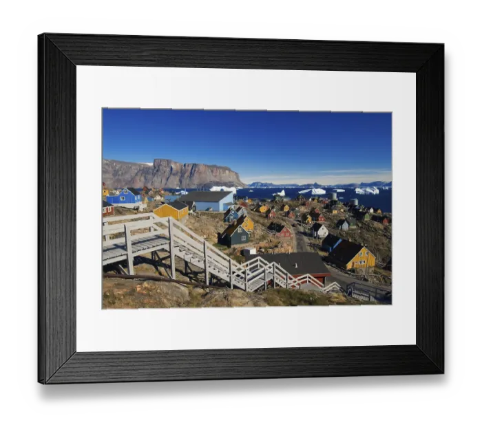 Framed Print : Uummannaq, Greenland, North America
