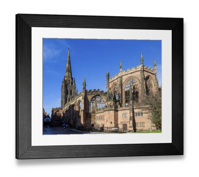 Framed Print : Ruins of church of Saint Michael