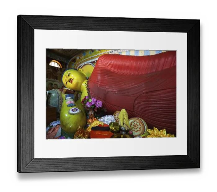 Framed Print : Reclining Buddha, Jetavanaramaya