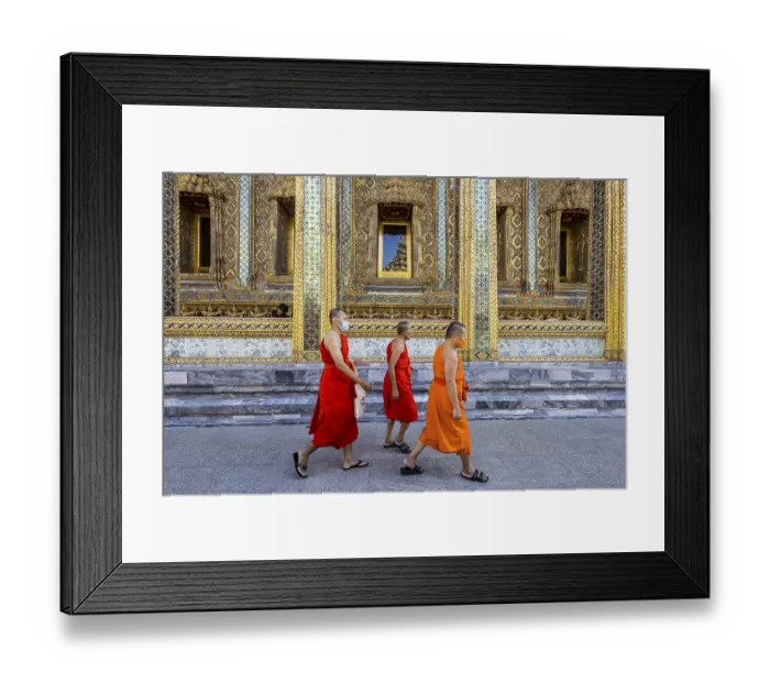 Framed Print : Wat Phra Kaeo temple, royal palace
