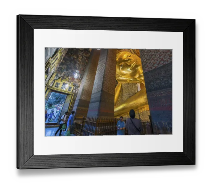 Framed Print : Wat Pho, temple of the reclining Buddha