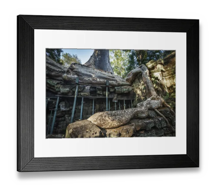 Framed Print : Travel Cambodia concept background