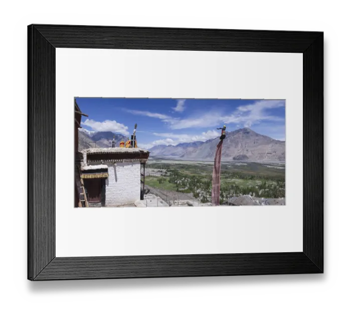 Framed Print : Diskit Monastery, near Hunder, Nubra Valley Framed Print : Diskit Monastery, near Hunder, Nubra Valley