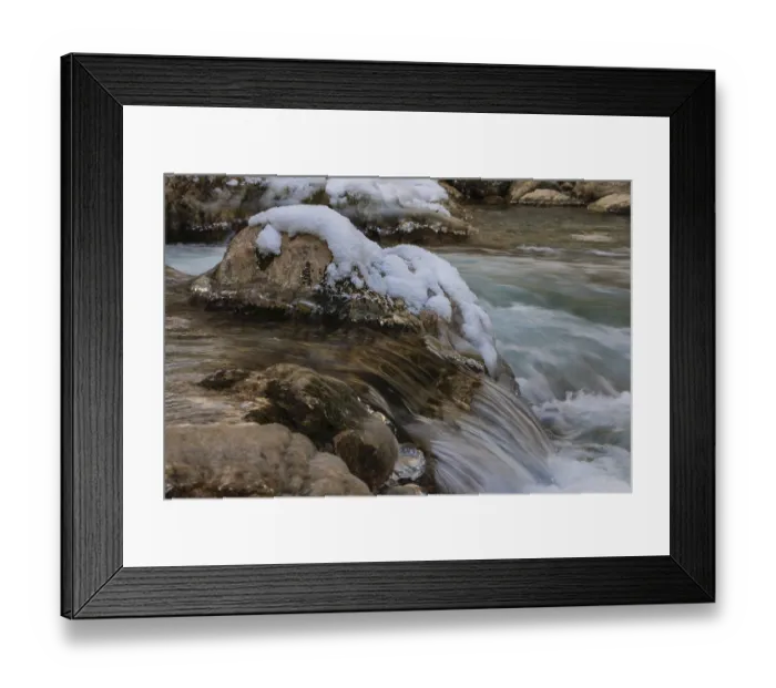 Framed Print : Rissbach creek in the Eng valley