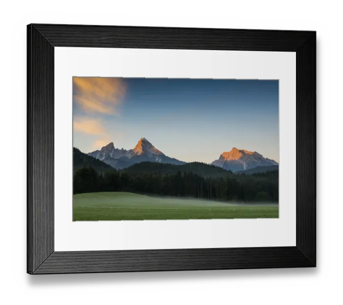 Framed Print : Watzmann, sunrise, Berchtesgadener Land Framed Print : Watzmann, sunrise, Berchtesgadener Land